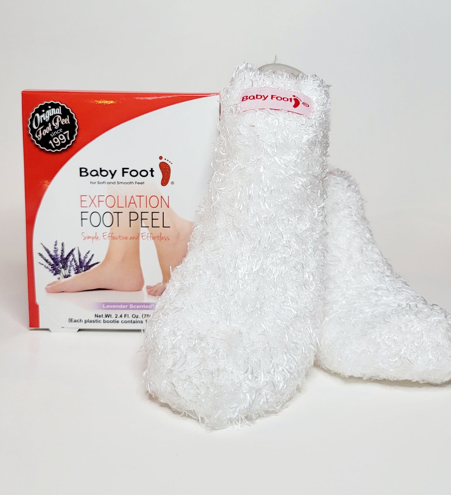 Original Foot Peel + White Plush Socks