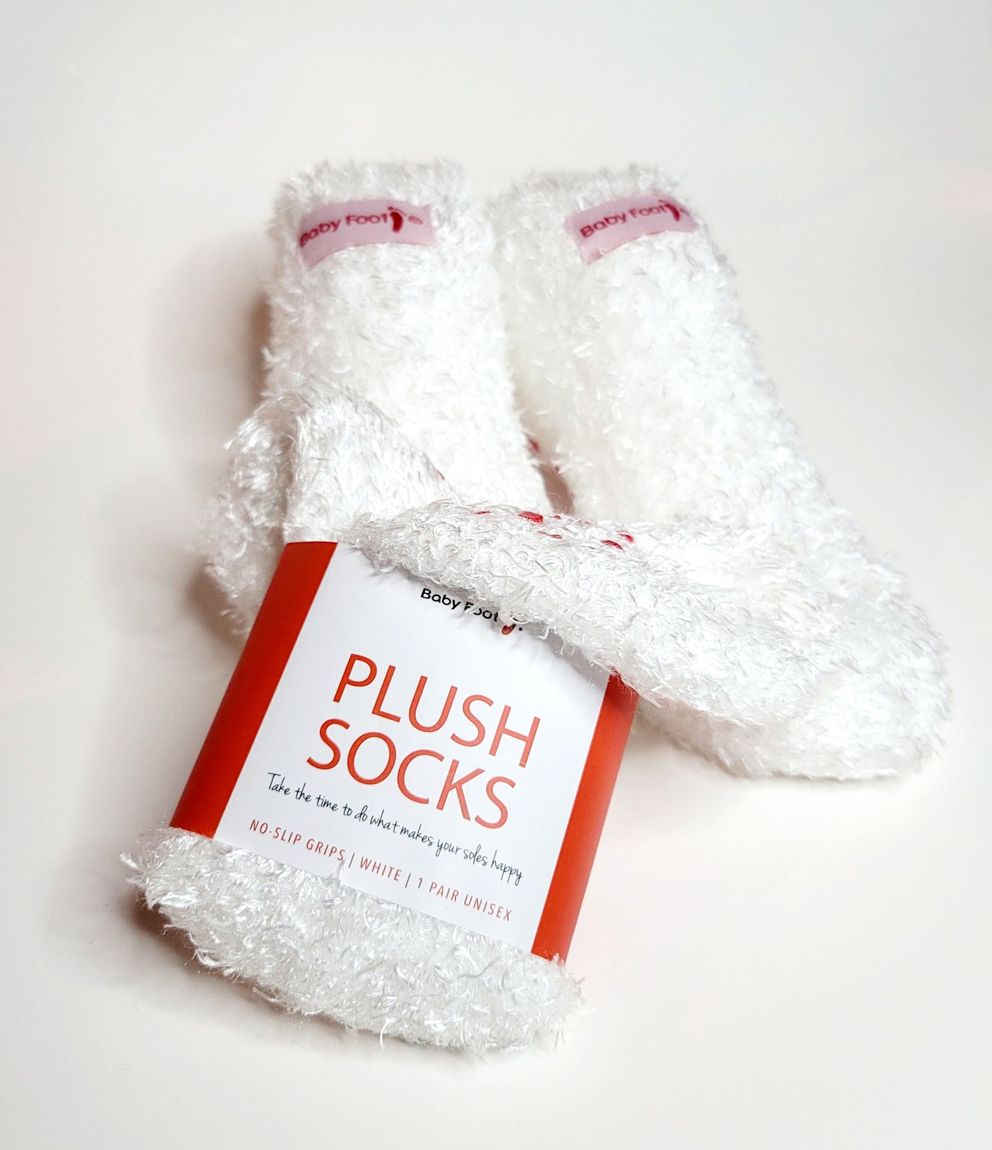 Original Foot Peel + White Plush Socks