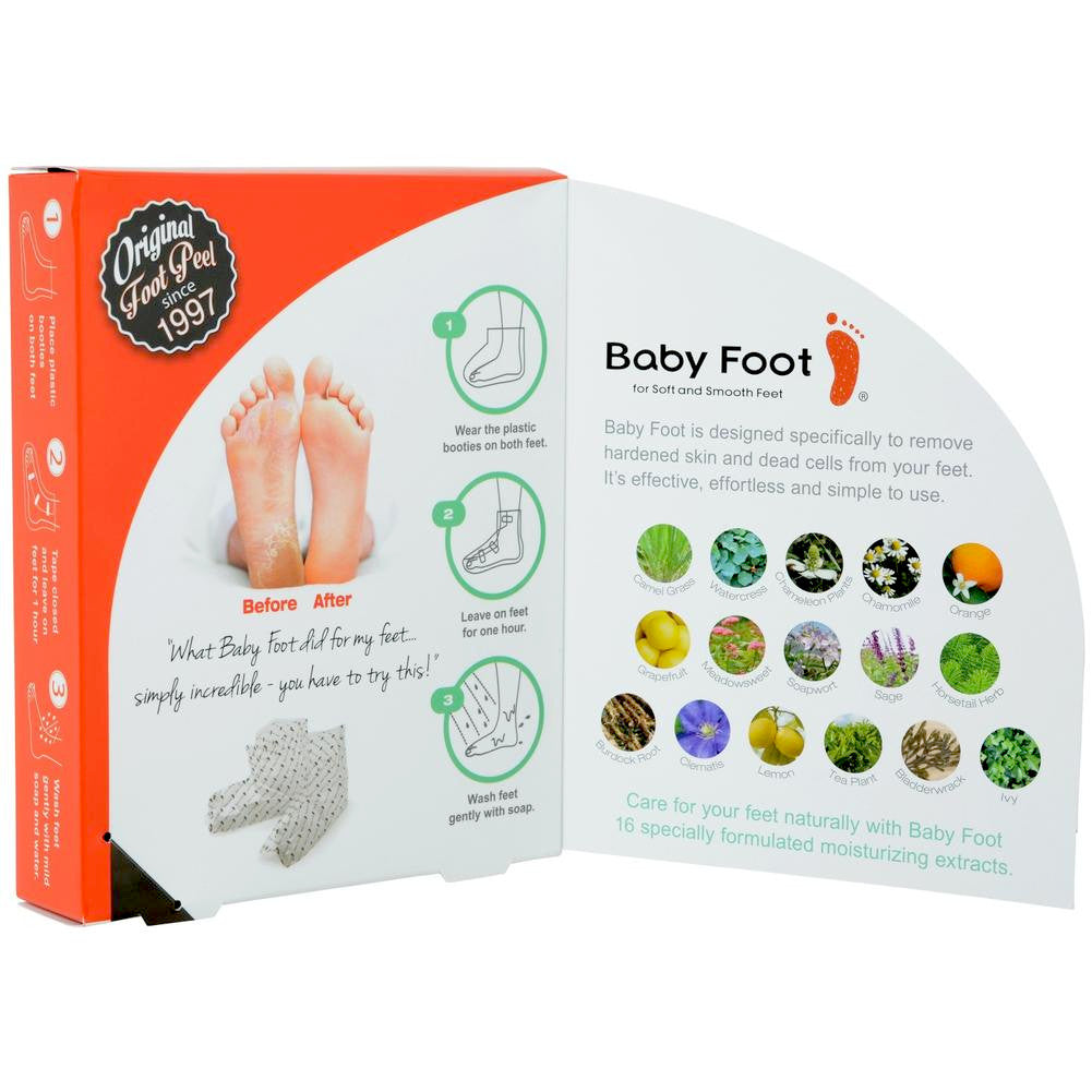 Baby Foot Exfoliation Foot Peel for Men and White Plush Socks