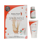 Baby Foot Baby Foot Spa Bundle with foot soak basin, massage tools, and skincare products for at-home foot care relaxation.