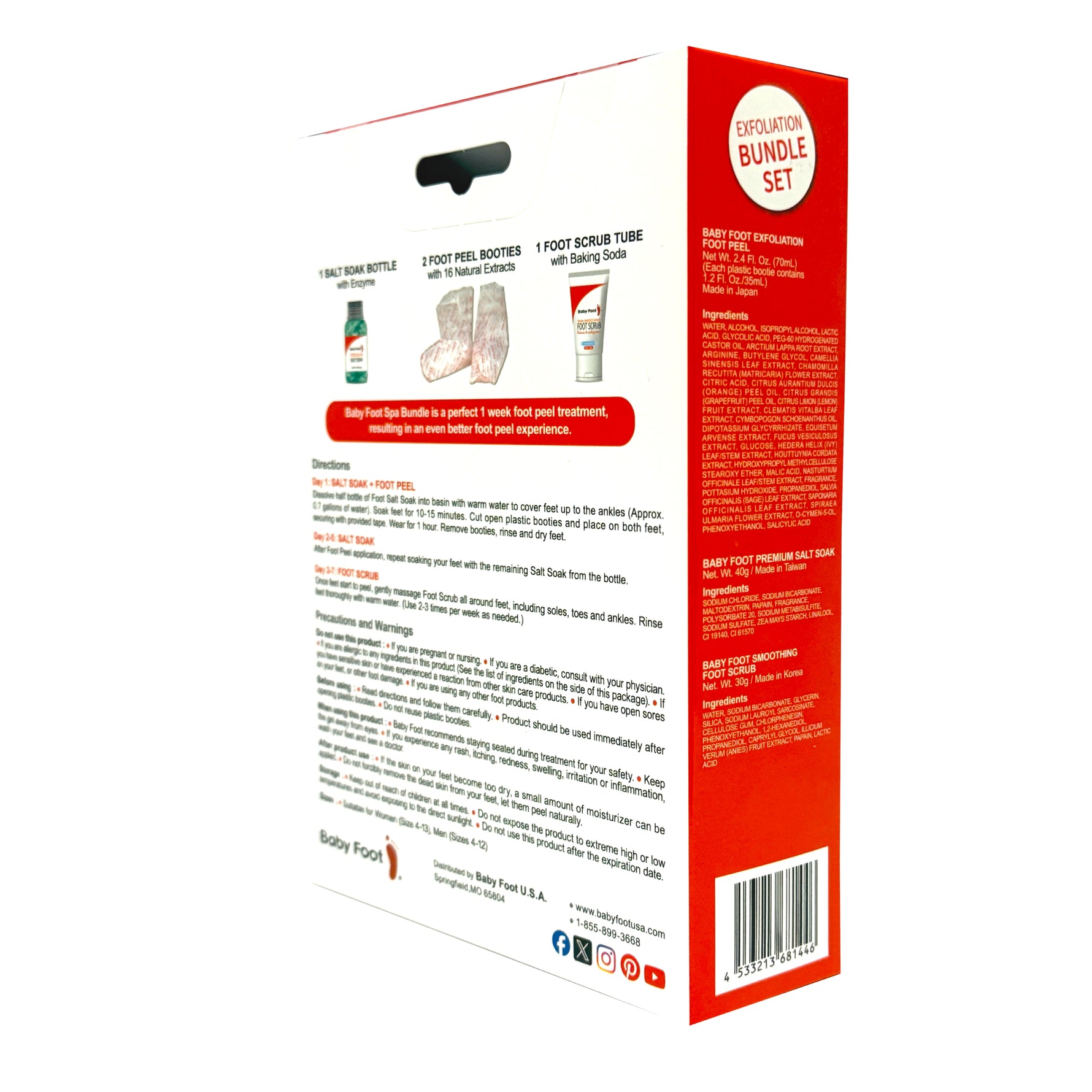 Baby Foot Spa Bundle with foot spa and accessories, shown from a back angle, designed for relaxing foot care at home.