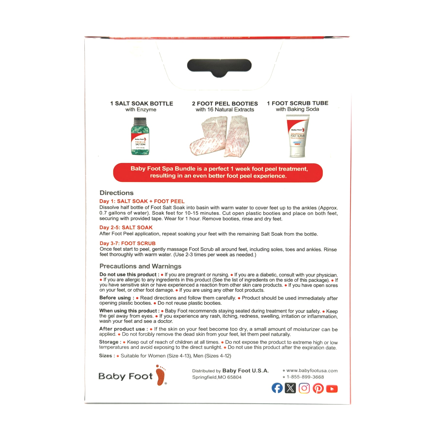 Baby Foot spa bundle with foot soak tub, exfoliating foot masks, and soothing accessories for at-home foot care.