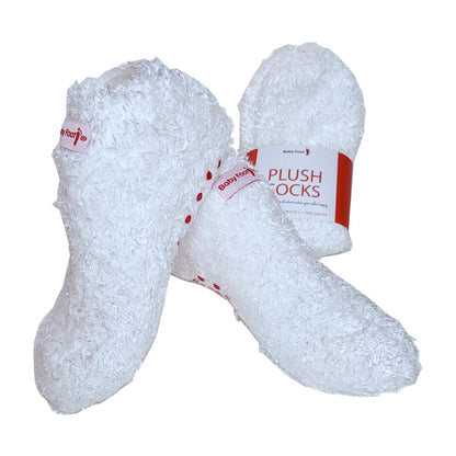 Baby Foot White Plush Socks